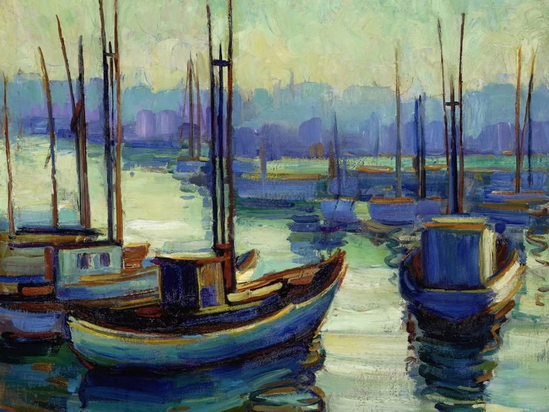 1883-Donna N. Schuster - Tenuta del porto di Los Angeles